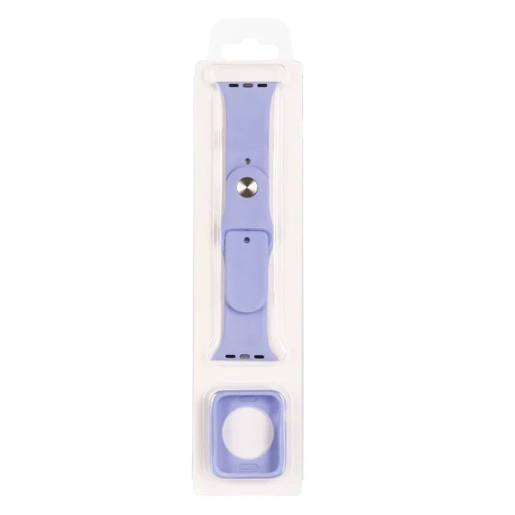 シリコン交換用ストラップウォッチバンド＋ウォッチ保護ケースセット、Apple Watch Series 3 & 2 & 1 38mm用、Apple Watch Series 3 & 2 & 1 42mm用