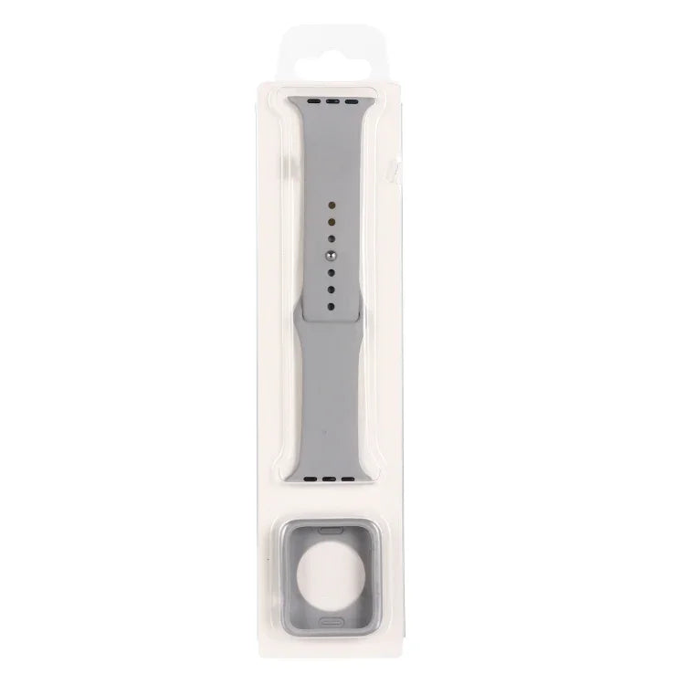 シリコン交換用ストラップウォッチバンド＋ウォッチ保護ケースセット、Apple Watch Series 3 & 2 & 1 38mm用、Apple Watch Series 3 & 2 & 1 42mm用