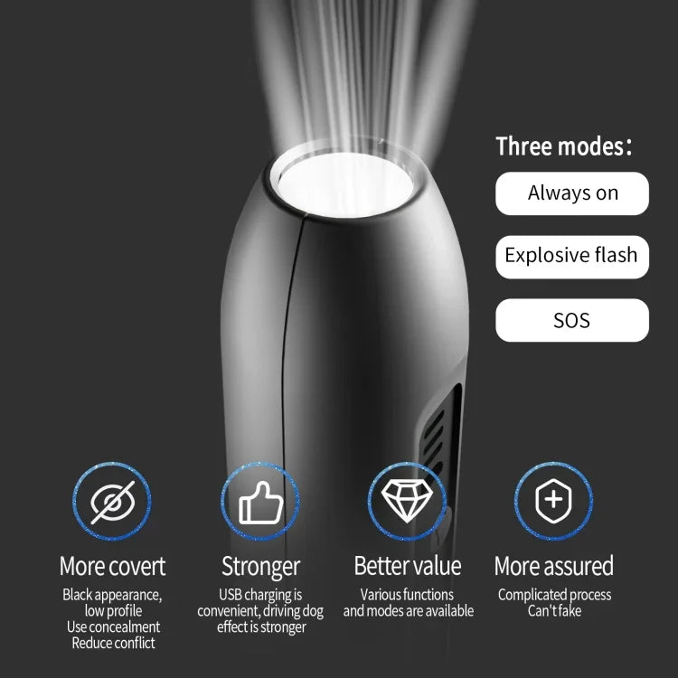 Tsattine N10 超音波犬撃退器LED電力表示＆懐中電灯付き、N10