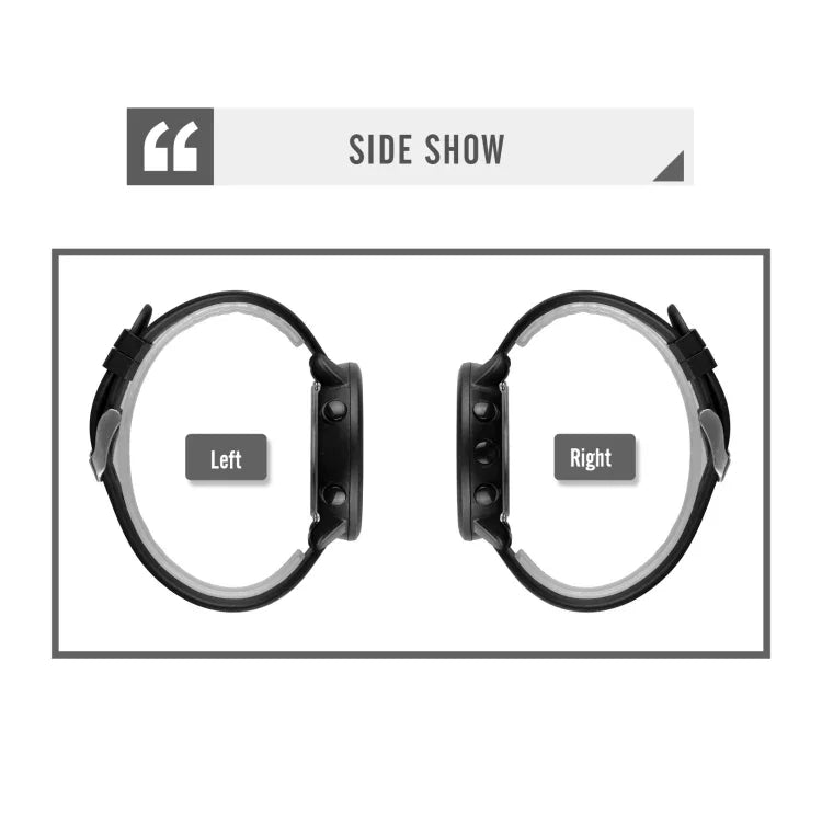 SKMEI 1736 三重丸型ダイヤルタイミングLEDデジタル表示 蓄光電子時計