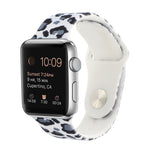 シリコン塗装パターン交換用ウォッチバンド、Apple Watch Series 7 41mm / 6 & SE & 5 & 4 40mm / 3 & 2 & 1 38mm、7 45mm / 6 & SE & 5 & 4 44mm / 3 & 2 & 1 42mm用