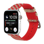 ナイロンシングルループ交換用ストラップウォッチバンド、Apple Watch Series 7 41mm / 6 & SE & 5 & 4 40mm / 3 & 2 & 1 38mm、7 45mm / 6 & SE & 5 & 4 44mm / 3 & 2 & 1 42mm用
