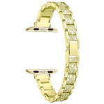 14mm 三粒ダイヤモンドアルミ合金交換用ストラップウォッチバンド、Apple Watch Series 7 41mm / 6 & SE & 5 & 4 40mm / 3 & 2 & 1 38mm、7 45mm / 6 & SE & 5 & 4 44mm / 3 & 2 & 1 42mm用