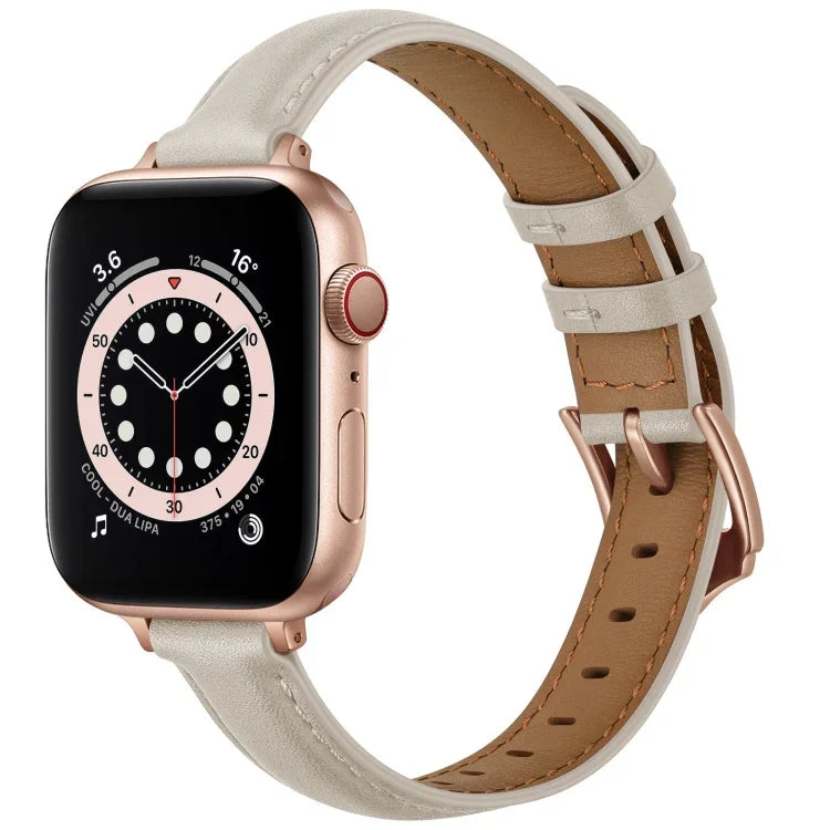 ビジネススタイルレザー交換用ストラップウォッチバンド、Apple Watch Series 7 41mm / 6 & SE & 5 & 4 40mm / 3 & 2 & 1 38mm、7 45mm / 6 & SE & 5 & 4 44mm / 3 & 2 & 1 42mm用