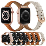 ビジネススタイルレザー交換用ストラップウォッチバンド、Apple Watch Series 7 41mm / 6 & SE & 5 & 4 40mm / 3 & 2 & 1 38mm、7 45mm / 6 & SE & 5 & 4 44mm / 3 & 2 & 1 42mm用