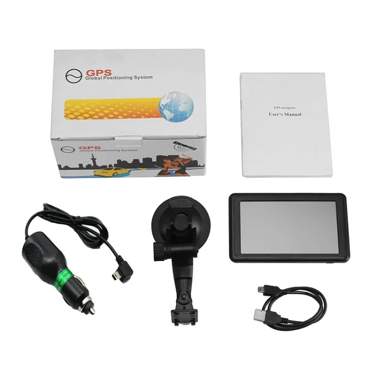 Q5 車載 5インチ HD TFT タッチスクリーン GPSナビゲーター TFカード / MP3 / FMトランスミッター対応 ヨーロッパ地図、オーストラリア地図、北米地図、東南アジア地図、中東地図、南米地図、アフリカ地図
