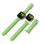 単色ツイストシリコン交換用ストラップ Apple Watchシリーズ用、7 41mm / 6 & SE & 5 & 4 40mm / 3 & 2 & 1 38mm、7 45mm / 6 & SE & 5 & 4 44mm / 3 & 2 & 1 42mm