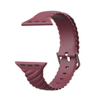 単色ツイストシリコン交換用ストラップ Apple Watchシリーズ用、7 41mm / 6 & SE & 5 & 4 40mm / 3 & 2 & 1 38mm、7 45mm / 6 & SE & 5 & 4 44mm / 3 & 2 & 1 42mm