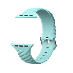 単色ツイストシリコン交換用ストラップ Apple Watchシリーズ用、7 41mm / 6 & SE & 5 & 4 40mm / 3 & 2 & 1 38mm、7 45mm / 6 & SE & 5 & 4 44mm / 3 & 2 & 1 42mm
