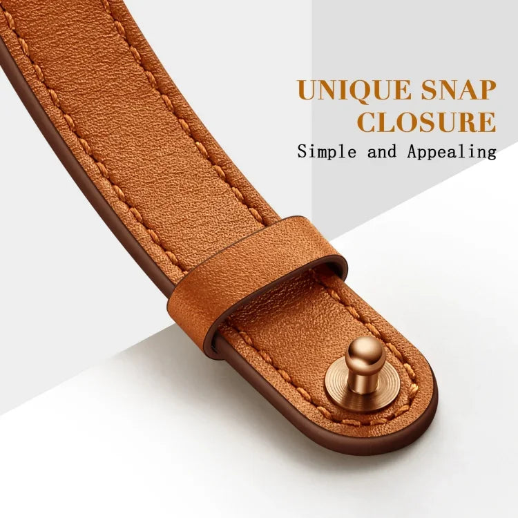 14mm カップルスタイルレザー交換用ストラップ Apple Watchシリーズ用、7 41mm / 6 & SE & 5 & 4 40mm / 3 & 2 & 1 38mm、7 45mm / 6 & SE & 5 & 4 44mm / 3 & 2 & 1 42mm