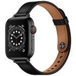 14mm カップルスタイルレザー交換用ストラップ Apple Watchシリーズ用、7 41mm / 6 & SE & 5 & 4 40mm / 3 & 2 & 1 38mm、7 45mm / 6 & SE & 5 & 4 44mm / 3 & 2 & 1 42mm