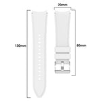 シリコン交換用ストラップウォッチバンド、Samsung Galaxy Watch4 40mm用、Samsung Galaxy Watch4 44mm用、Samsung Galaxy Watch4 Classic 42mm用、Samsung Galaxy Watch4 Classic 46mm用
