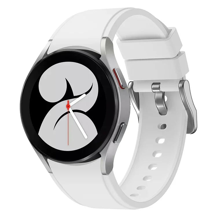 シリコン交換用ストラップウォッチバンド、Samsung Galaxy Watch4 40mm用、Samsung Galaxy Watch4 44mm用、Samsung Galaxy Watch4 Classic 42mm用、Samsung Galaxy Watch4 Classic 46mm用