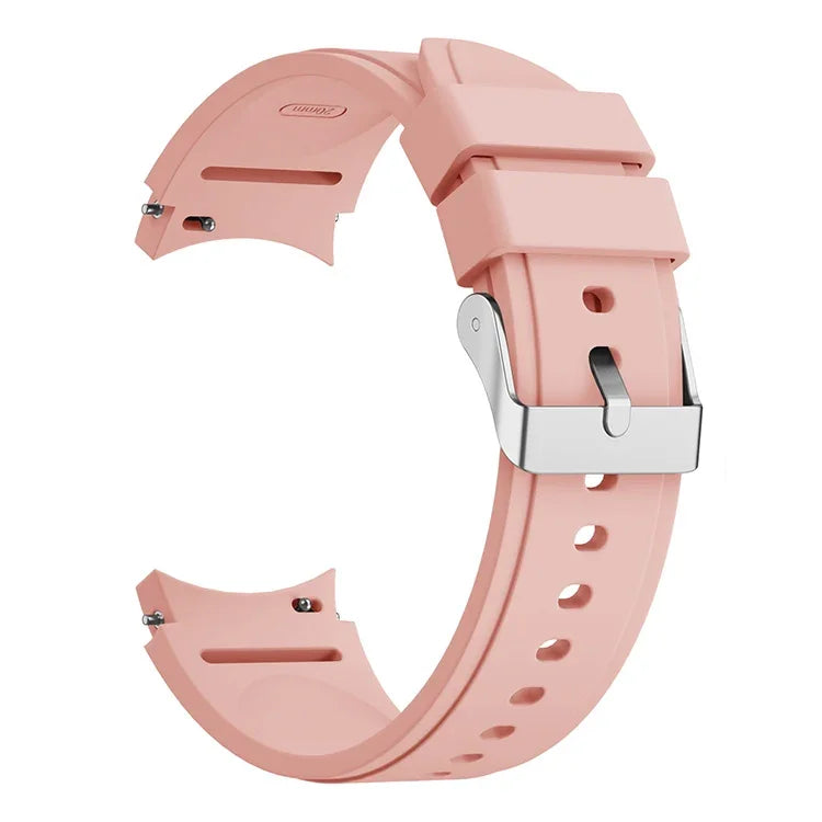 シリコン交換用ストラップウォッチバンド、Samsung Galaxy Watch4 40mm用、Samsung Galaxy Watch4 44mm用、Samsung Galaxy Watch4 Classic 42mm用、Samsung Galaxy Watch4 Classic 46mm用