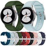 シリコン交換用ストラップウォッチバンド、Samsung Galaxy Watch4 40mm用、Samsung Galaxy Watch4 44mm用、Samsung Galaxy Watch4 Classic 42mm用、Samsung Galaxy Watch4 Classic 46mm用