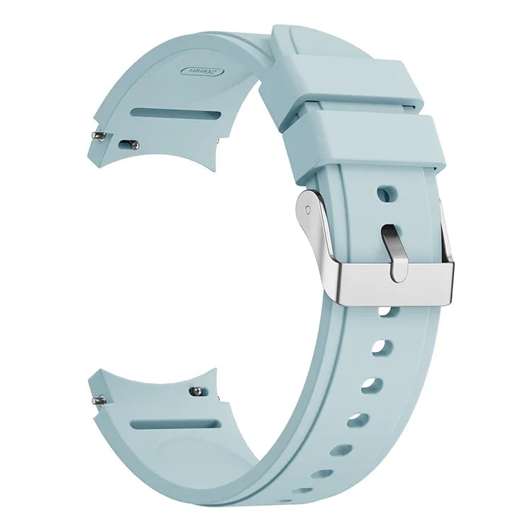 シリコン交換用ストラップウォッチバンド、Samsung Galaxy Watch4 40mm用、Samsung Galaxy Watch4 44mm用、Samsung Galaxy Watch4 Classic 42mm用、Samsung Galaxy Watch4 Classic 46mm用