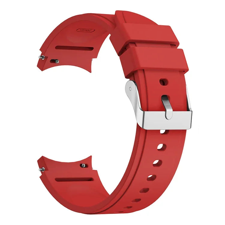 シリコン交換用ストラップウォッチバンド、Samsung Galaxy Watch4 40mm用、Samsung Galaxy Watch4 44mm用、Samsung Galaxy Watch4 Classic 42mm用、Samsung Galaxy Watch4 Classic 46mm用