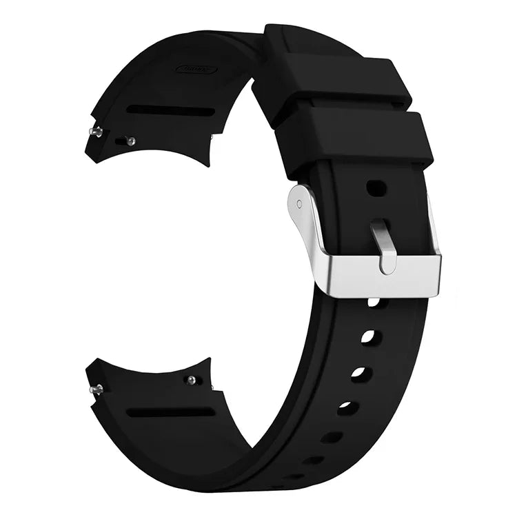 シリコン交換用ストラップウォッチバンド、Samsung Galaxy Watch4 40mm用、Samsung Galaxy Watch4 44mm用、Samsung Galaxy Watch4 Classic 42mm用、Samsung Galaxy Watch4 Classic 46mm用