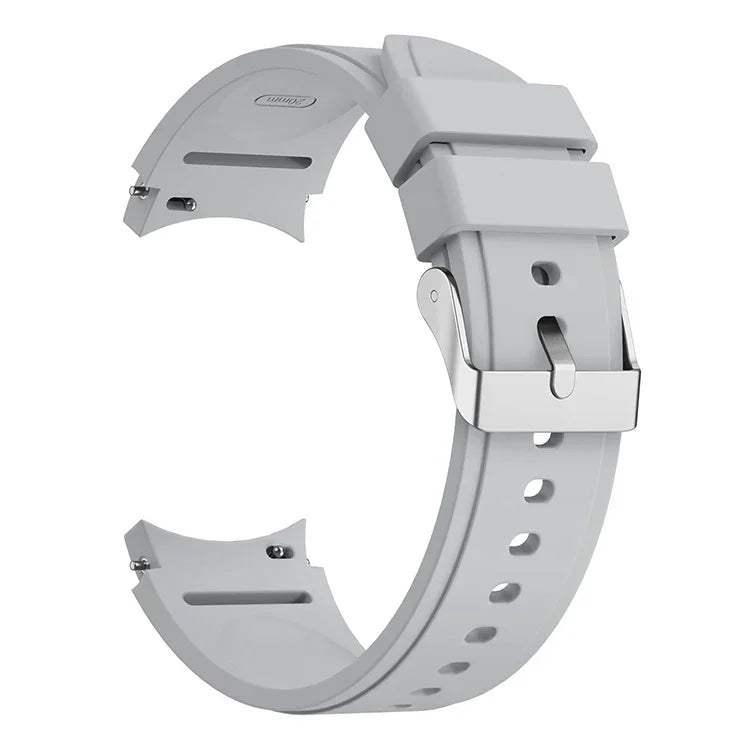 シリコン交換用ストラップウォッチバンド、Samsung Galaxy Watch4 40mm用、Samsung Galaxy Watch4 44mm用、Samsung Galaxy Watch4 Classic 42mm用、Samsung Galaxy Watch4 Classic 46mm用