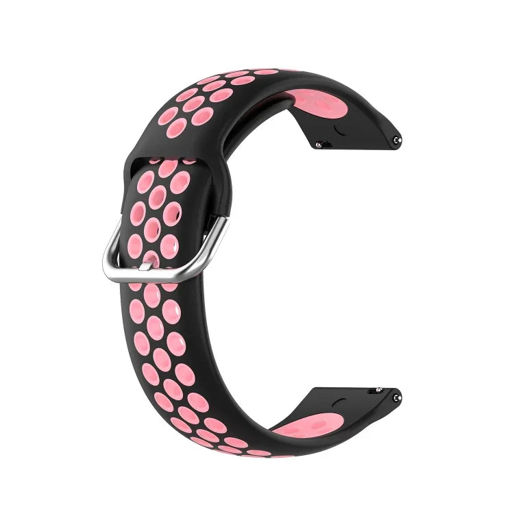 二色シリコン交換用ストラップウォッチバンド Samsung Galaxy Watch4 40mm用、Samsung Galaxy Watch4 44mm用、Samsung Galaxy Watch4 Classic 42mm用