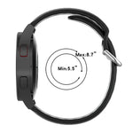 二色シリコン交換用ストラップウォッチバンド Samsung Galaxy Watch4 40mm用、Samsung Galaxy Watch4 44mm用、Samsung Galaxy Watch4 Classic 42mm用