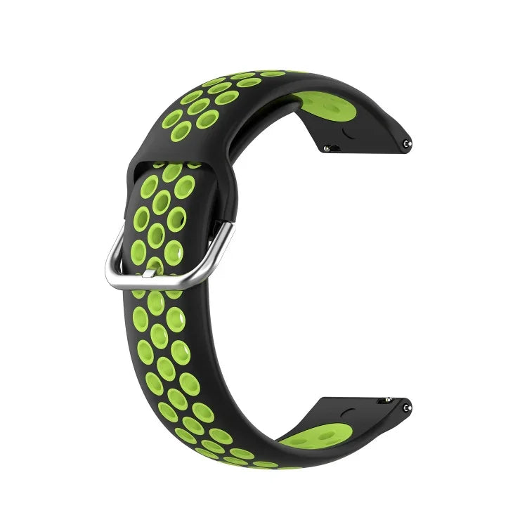 二色シリコン交換用ストラップウォッチバンド Samsung Galaxy Watch4 40mm用、Samsung Galaxy Watch4 44mm用、Samsung Galaxy Watch4 Classic 42mm用