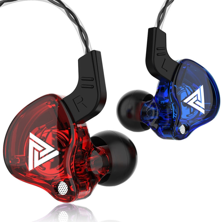 QKZ AK6 3.5mm インイヤー有線サブウーファースポーツイヤホン、ケーブル長：約1.2m、1個、1ペア