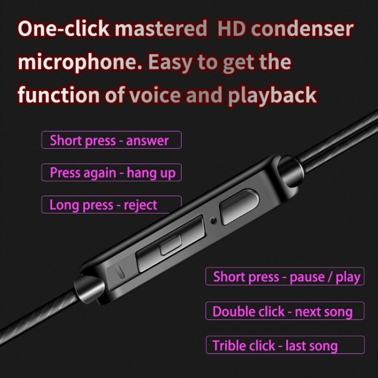 QKZ AK6 3.5mm In-Ear Wired Subwoofer Sports Earphone, Cable Length: About 1.2m, 1 Pair, 1 PCS