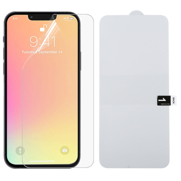 iPhone 17e / 16e / 14 / 13 / 13 Pro用フルスクリーンプロテクター耐爆ハイドロゲルフィルム、iPhone 13 Pro Max用(1枚)、iPhone 17e / 16e / 14 / 13 / 13 Pro用(1枚)、iPhone 13 mini用(1枚)