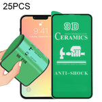 25枚セット 9Dフルスクリーンフルグルーセラミックフィルム、iPhone 13 mini用(25枚)、iPhone 13 / 13 Pro用(25枚)、iPhone 13 Pro Max用(25枚)