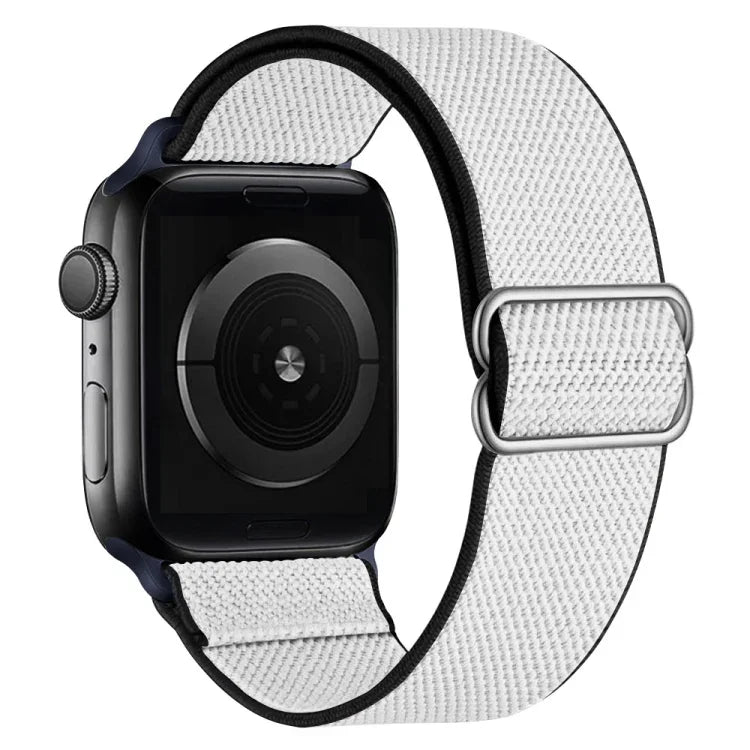 高弾性ナイロン交換用ウォッチバンド Apple Watchシリーズ用、7 41mm / 6 & SE & 5 & 4 40mm / 3 & 2 & 1 38mm、7 45mm / 6 & SE & 5 & 4 44mm / 3 & 2 & 1 42mm