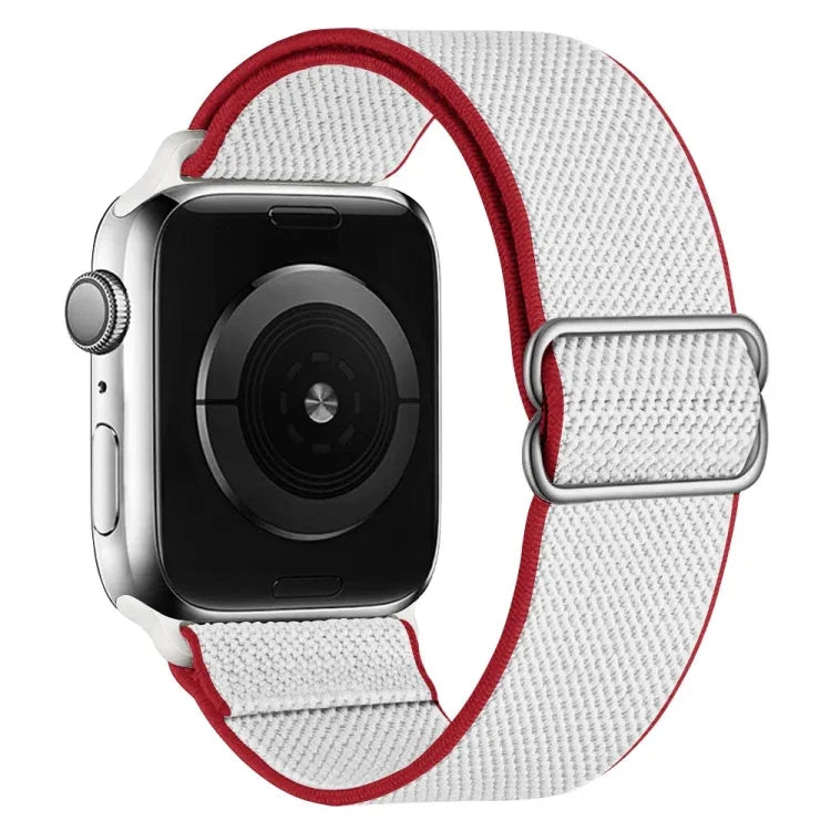 高弾性ナイロン交換用ウォッチバンド Apple Watchシリーズ用、7 41mm / 6 & SE & 5 & 4 40mm / 3 & 2 & 1 38mm、7 45mm / 6 & SE & 5 & 4 44mm / 3 & 2 & 1 42mm