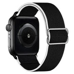 高弾性ナイロン交換用ウォッチバンド Apple Watchシリーズ用、7 41mm / 6 & SE & 5 & 4 40mm / 3 & 2 & 1 38mm、7 45mm / 6 & SE & 5 & 4 44mm / 3 & 2 & 1 42mm