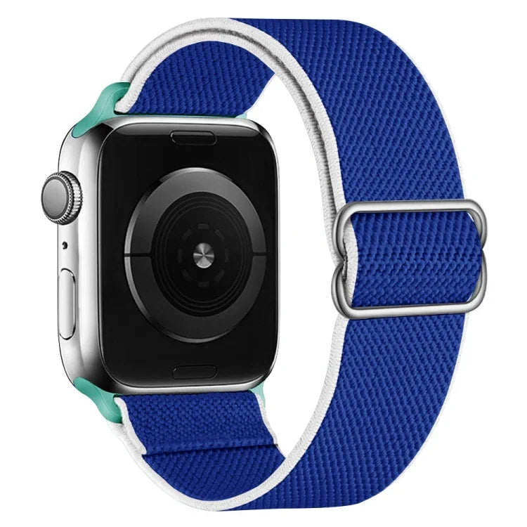 高弾性ナイロン交換用ウォッチバンド Apple Watchシリーズ用、7 41mm / 6 & SE & 5 & 4 40mm / 3 & 2 & 1 38mm、7 45mm / 6 & SE & 5 & 4 44mm / 3 & 2 & 1 42mm