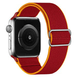 高弾性ナイロン交換用ウォッチバンド Apple Watchシリーズ用、7 41mm / 6 & SE & 5 & 4 40mm / 3 & 2 & 1 38mm、7 45mm / 6 & SE & 5 & 4 44mm / 3 & 2 & 1 42mm