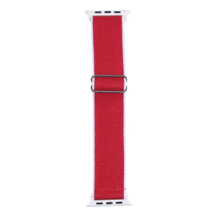 高弾性ナイロン交換用ウォッチバンド Apple Watchシリーズ用、7 41mm / 6 & SE & 5 & 4 40mm / 3 & 2 & 1 38mm、7 45mm / 6 & SE & 5 & 4 44mm / 3 & 2 & 1 42mm