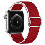 高弾性ナイロン交換用ウォッチバンド Apple Watchシリーズ用、7 41mm / 6 & SE & 5 & 4 40mm / 3 & 2 & 1 38mm、7 45mm / 6 & SE & 5 & 4 44mm / 3 & 2 & 1 42mm