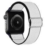 高弾性ナイロン交換用ウォッチバンド Apple Watchシリーズ用、7 41mm / 6 & SE & 5 & 4 40mm / 3 & 2 & 1 38mm、7 45mm / 6 & SE & 5 & 4 44mm / 3 & 2 & 1 42mm