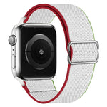 高弾性ナイロン交換用ウォッチバンド Apple Watchシリーズ用、7 41mm / 6 & SE & 5 & 4 40mm / 3 & 2 & 1 38mm、7 45mm / 6 & SE & 5 & 4 44mm / 3 & 2 & 1 42mm