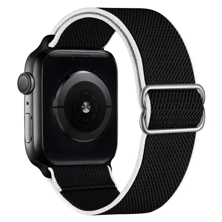 高弾性ナイロン交換用ウォッチバンド Apple Watchシリーズ用、7 41mm / 6 & SE & 5 & 4 40mm / 3 & 2 & 1 38mm、7 45mm / 6 & SE & 5 & 4 44mm / 3 & 2 & 1 42mm