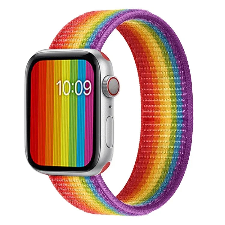 シングルラップナイロン交換用ウォッチバンド サイズ:S 135mm Apple Watchシリーズ 6 & SE & 5 & 4 40mm / 3 & 2 & 1 38mm用、S 135mm 40mm / 38mm用