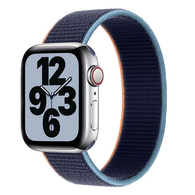 シングルラップナイロン交換用ウォッチバンド サイズ:S 135mm Apple Watchシリーズ 6 & SE & 5 & 4 40mm / 3 & 2 & 1 38mm用、S 135mm 40mm / 38mm用
