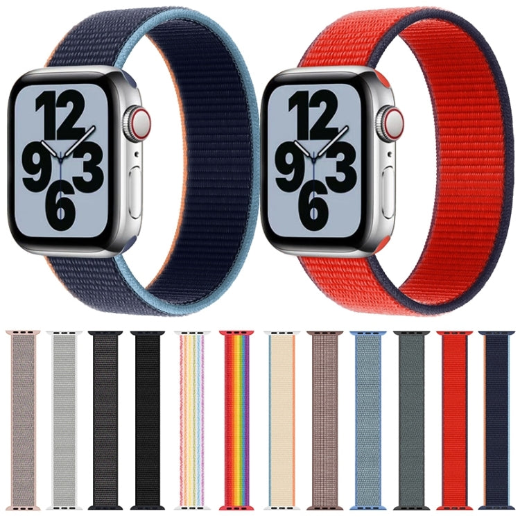 シングルラップナイロン交換用ウォッチバンド サイズ:S 135mm Apple Watchシリーズ 6 & SE & 5 & 4 40mm / 3 & 2 & 1 38mm用、S 135mm 40mm / 38mm用