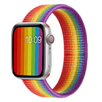 シングルラップナイロン交換用ウォッチバンド サイズ:L 165mm Apple Watchシリーズ 6 & SE & 5 & 4 44mm / 3 & 2 & 1 42mm用、L 165mm 44mm / 42mm用