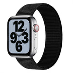 シングルラップナイロン交換用ウォッチバンド サイズ:L 165mm Apple Watchシリーズ 6 & SE & 5 & 4 44mm / 3 & 2 & 1 42mm用、L 165mm 44mm / 42mm用