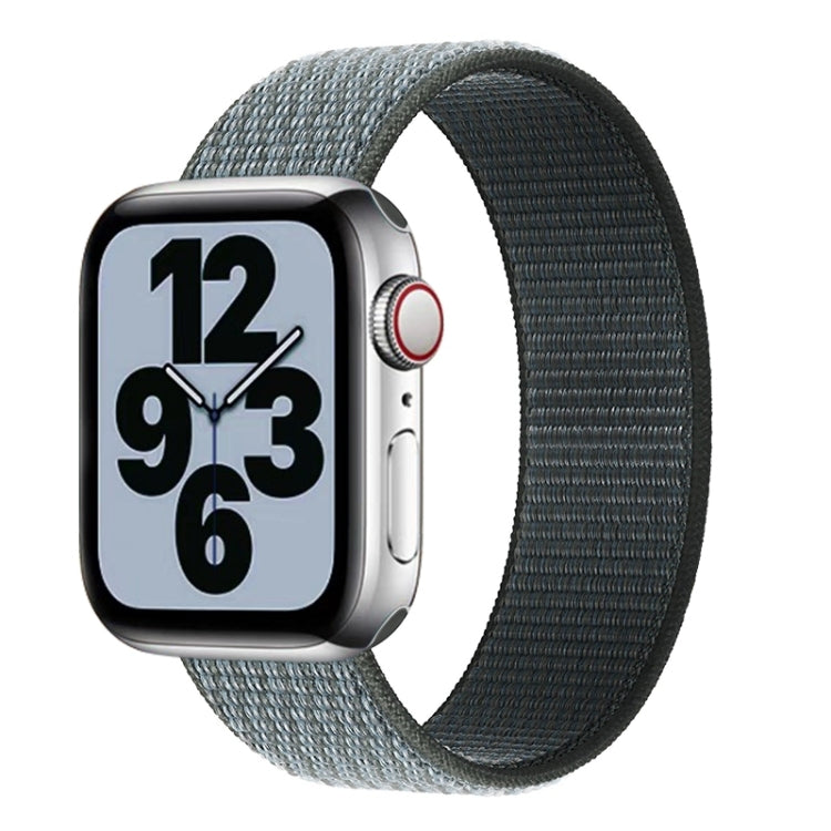 シングルラップナイロン交換用ウォッチバンド サイズ:L 165mm Apple Watchシリーズ 6 & SE & 5 & 4 44mm / 3 & 2 & 1 42mm用、L 165mm 44mm / 42mm用