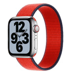 シングルラップナイロン交換用ウォッチバンド サイズ:L 165mm Apple Watchシリーズ 6 & SE & 5 & 4 44mm / 3 & 2 & 1 42mm用、L 165mm 44mm / 42mm用