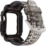 グラデーションTPU一体型ケースストラップ、Apple Watch Series 9 / 8 / 7 45mm / 6 / 5 / 4 / Watch SE 44mm / Watch 42mm用、Apple Watch Series 9 / 8 / 7 45mm / 6 / 5 / 4 / Watch SE 44mm / Watch 42mm用