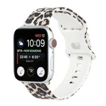8バックルプリント交換用ストラップウォッチバンド、Apple Watch Series 7 45mm / 6 & SE & 5 & 4 44mm / 3 & 2 & 1 42mm、7 41mm / 6 & SE & 5 & 4 40mm / 3 & 2 & 1 38mm用
