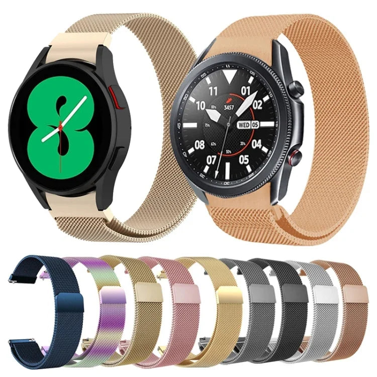 ミラネーゼ交換用ストラップバンド、Samsung Galaxy Watch4 40mm用、Samsung Galaxy Watch4 44mm用